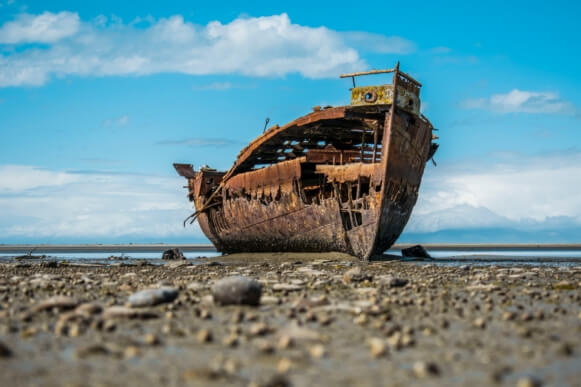 sunk costs sink businesses broken ship on shore